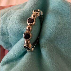 Tiffany Ziegfeld black spinel ring